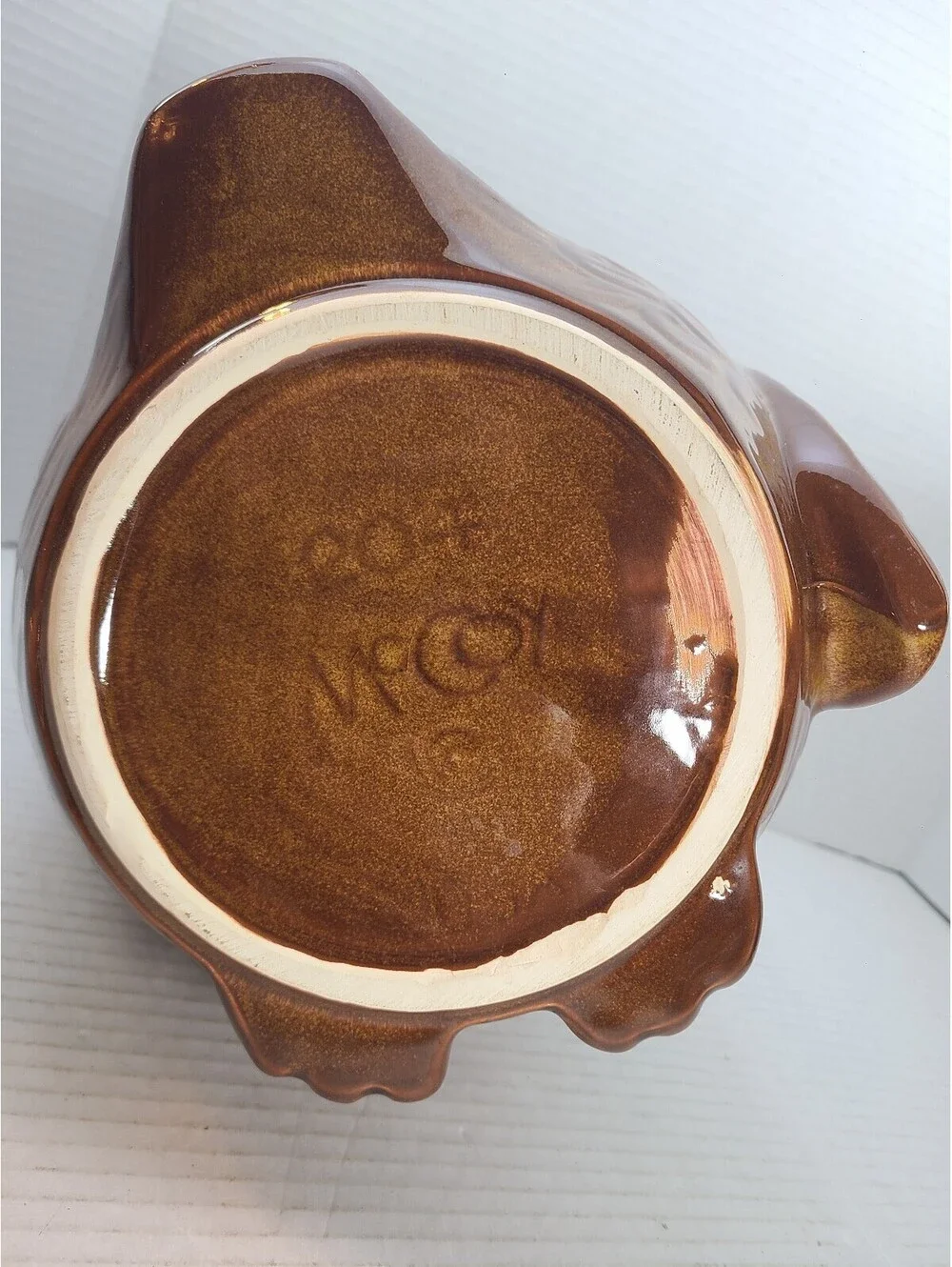 McCoy Pottery Brown Owl Cookie Jar #204 Vintage USA Made